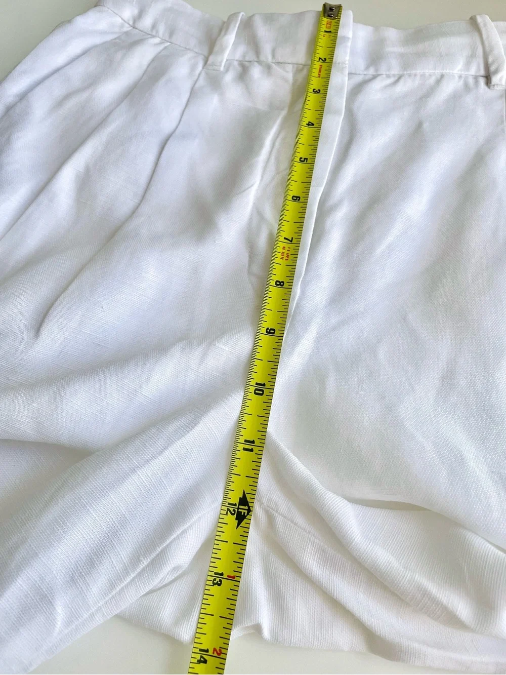 Aritzia Wilfred The Effortless Pant Size 4 White Cruise Linen Wide-Leg Cropped